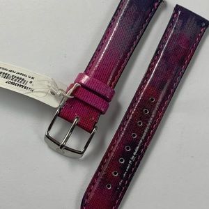 New Michele twilight Purple Watch Band 18 MM